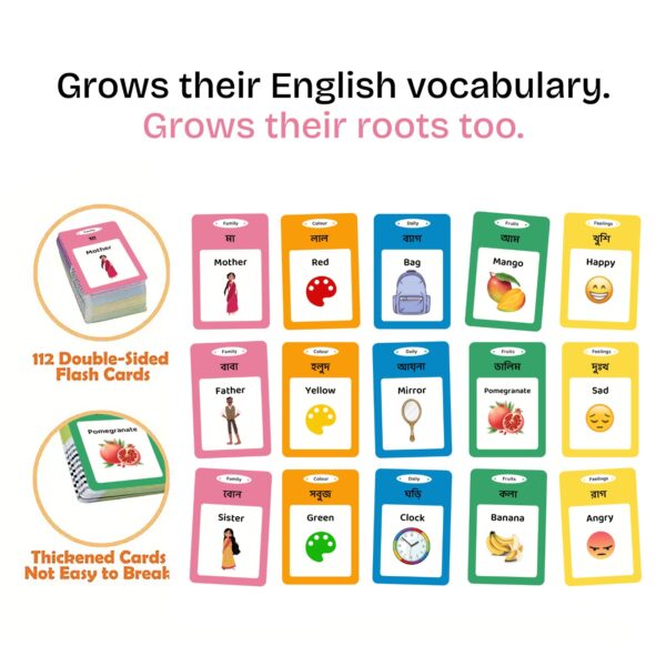 Bengali & English Talking Flashcards | Bilingual Vocabulary Builder - Image 4